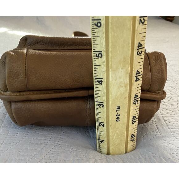 Vintage Fossil Small Brown Pebbled Leather Crossbody Handbag - Picture 16 of 16